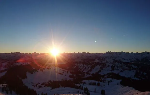 Schneeschuh-Sonnenaufgangswanderung Obermaiselstein - 6