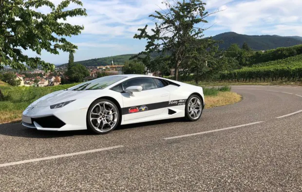Lamborghini fahren auf der Bergstrasse im Elsass (6km) - 5