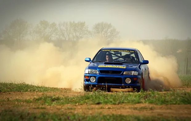 Rallye fahren (Subaru Impreza STI - 5 Rdn) in der Nähe von Sopron - 3
