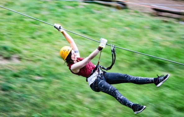 Kletterparcours im Waldseilgarten Hennigsdorf