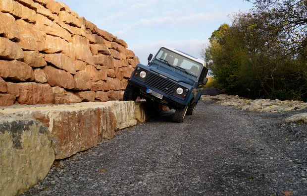 Geländewagen offroad fahren Sinsheim (Landrover Defender) - 2