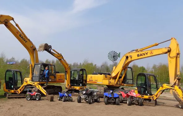 Kids Bagger Diplom und Quad im Baggerpark Haren