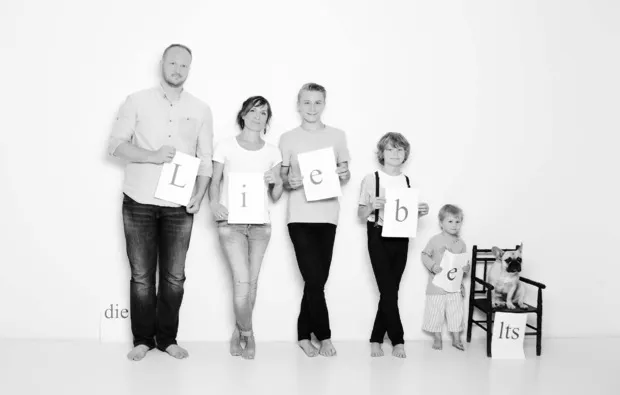 Familien Fotoshooting Ostfildern für 7 - 6