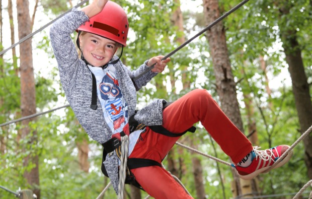 Kletterparcours im Waldseilgarten Strausberg