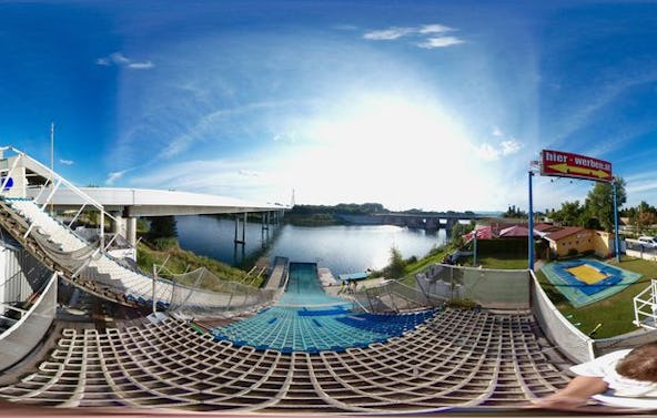 Waterramp oder Wasserschanze in Wien für 2
