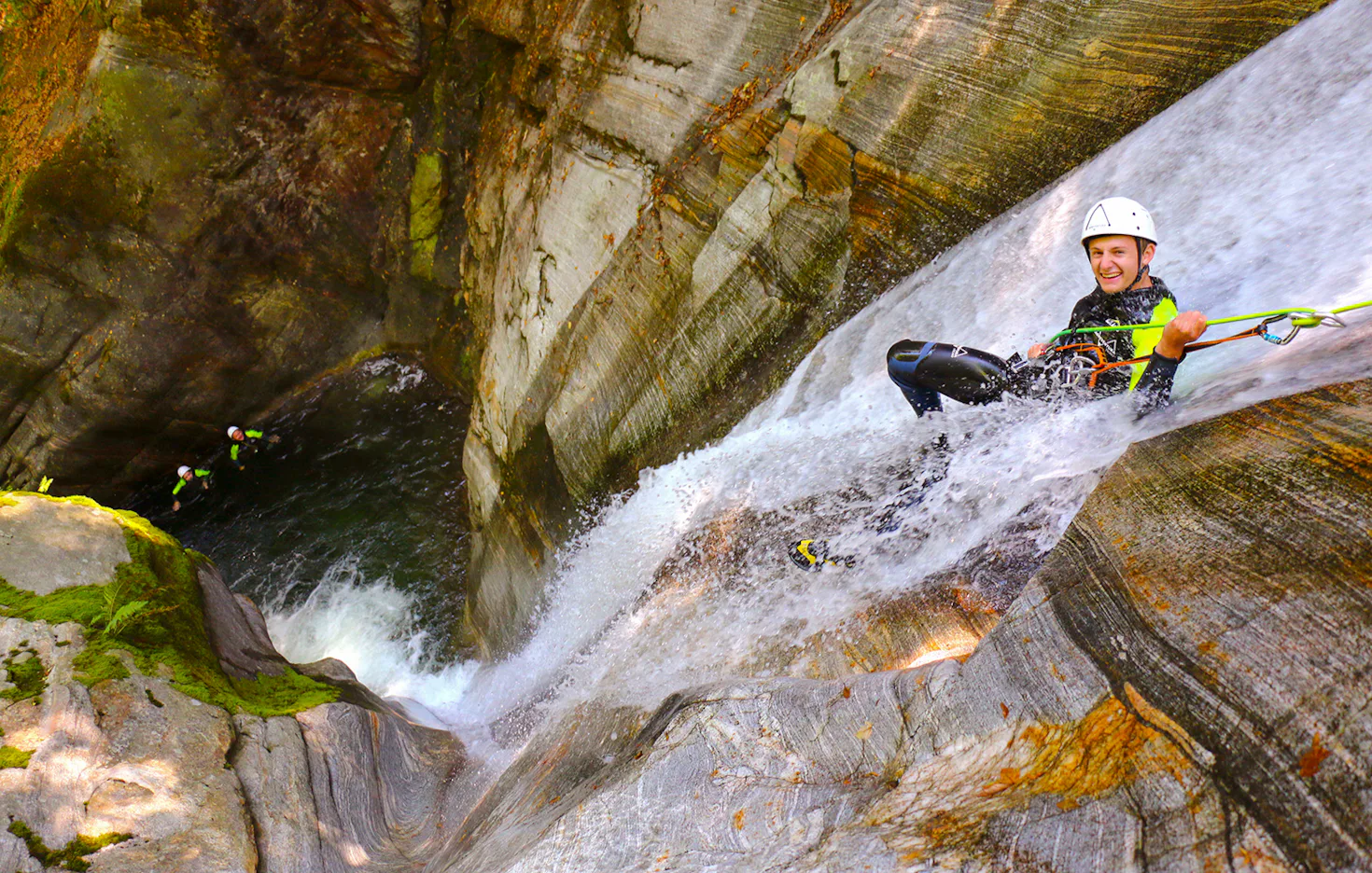Canyoning Corippo im Tessin - 3
