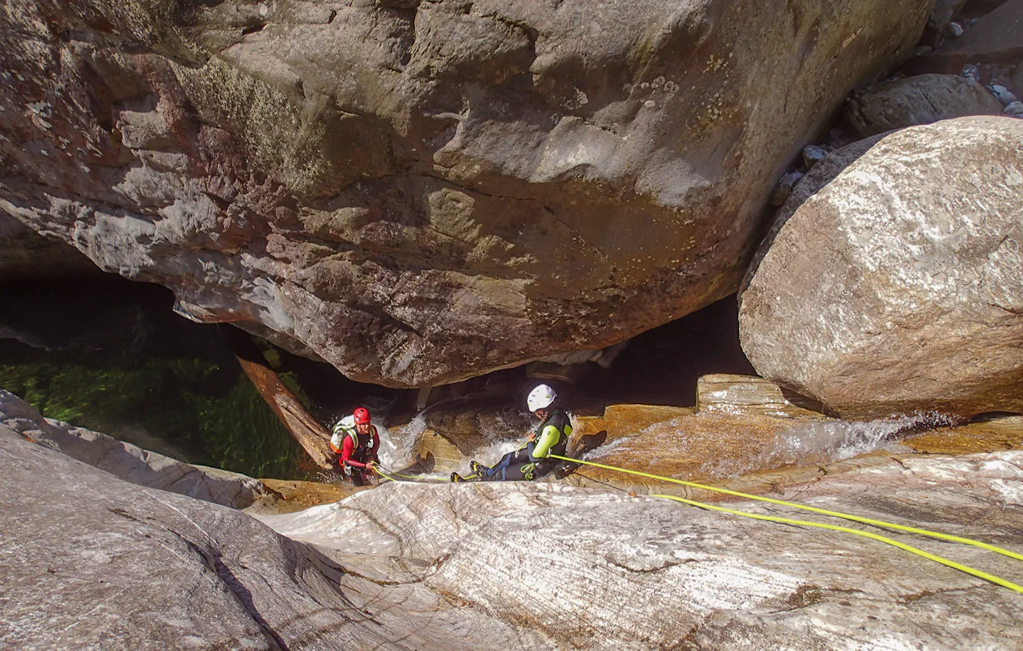 Canyoning Corippo im Tessin - 4