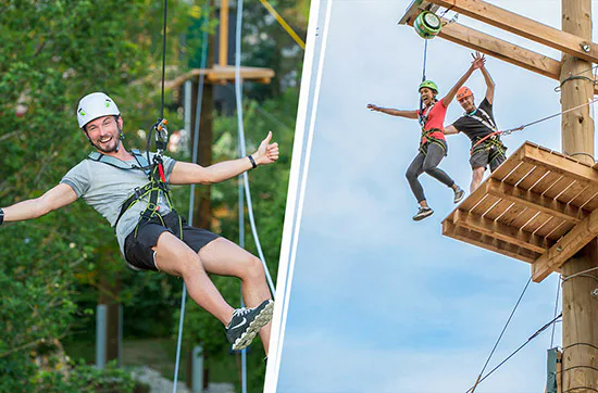 Flying Fox, Sky Jump & Hochseilgarten JS Arena