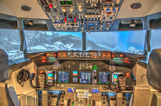 Boeing 737 Flugsimulator mit Video in Schweinfurt (VIP) - 1