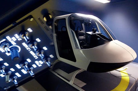 Hubschrauber-Simulator in Wien