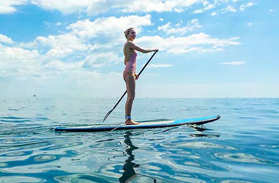 Kurzurlaub mit Stand Up Paddling Raum Chiemsee für 2 - 8