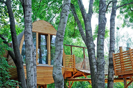 Übernachtung im Baumhaus in Bitterfeld-Wolfen für 4 (1 Nacht)