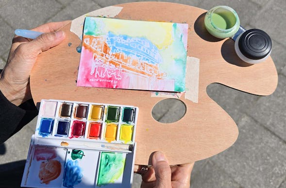 Aquarell malen München