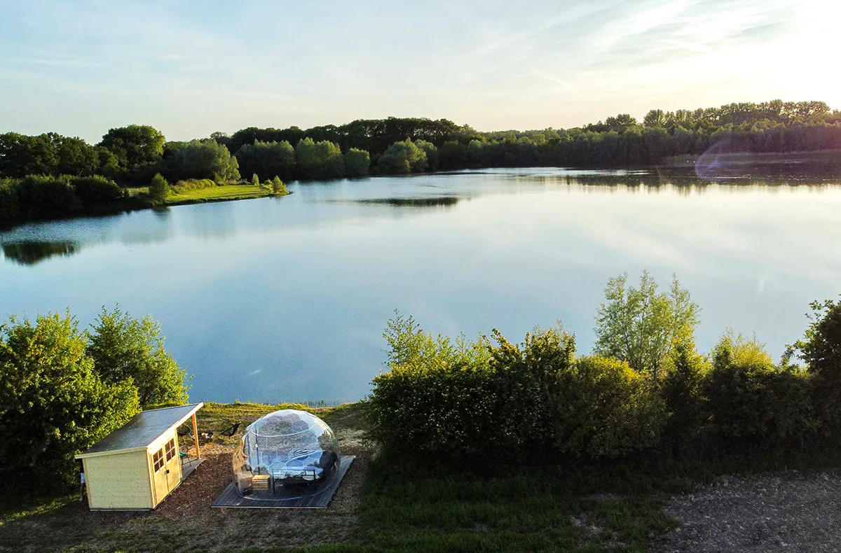 Außergewöhnlich Übernachten am See Wadersloh für 2 - 8
