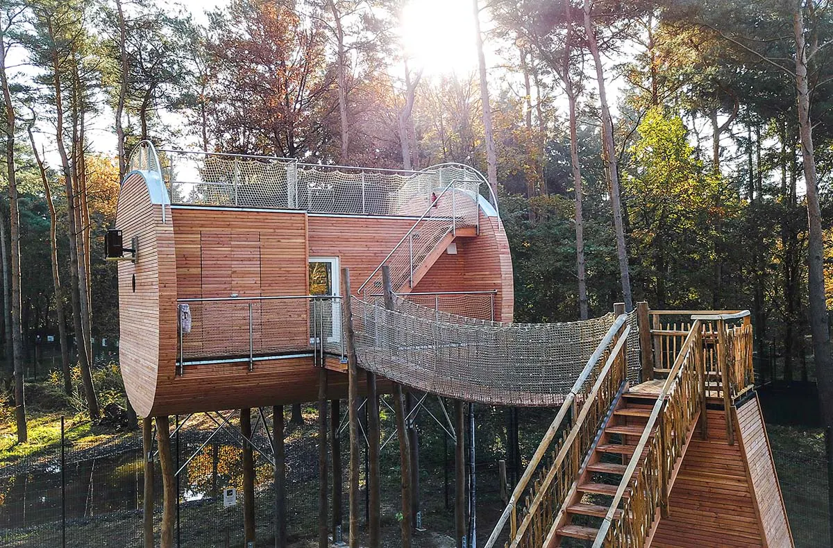 Außergewöhnlich Übernachten im Baumhaus für 2 (2 Nächte) in Dörverden
