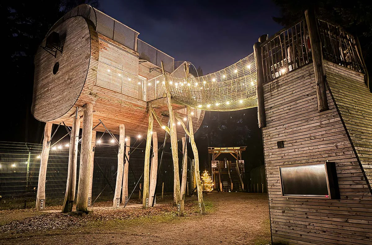 Außergewöhnlich Übernachten im Baumhaus im Wolfcenter Dörverden für 2 (1 Nacht) - 5