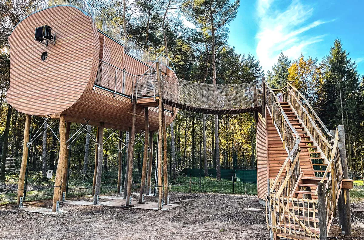 Außergewöhnlich Übernachten im Baumhaus im Wolfcenter Dörverden für 2 (1 Nacht) - 7