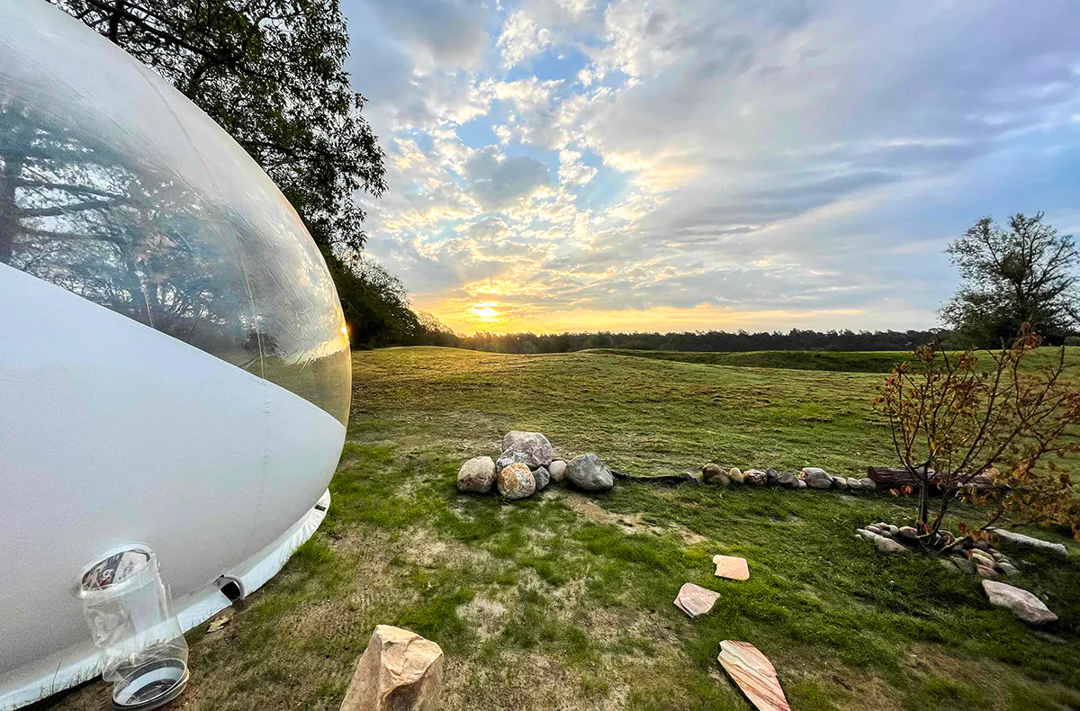 Bubble Übernachtung Strausberg für 2 - 6