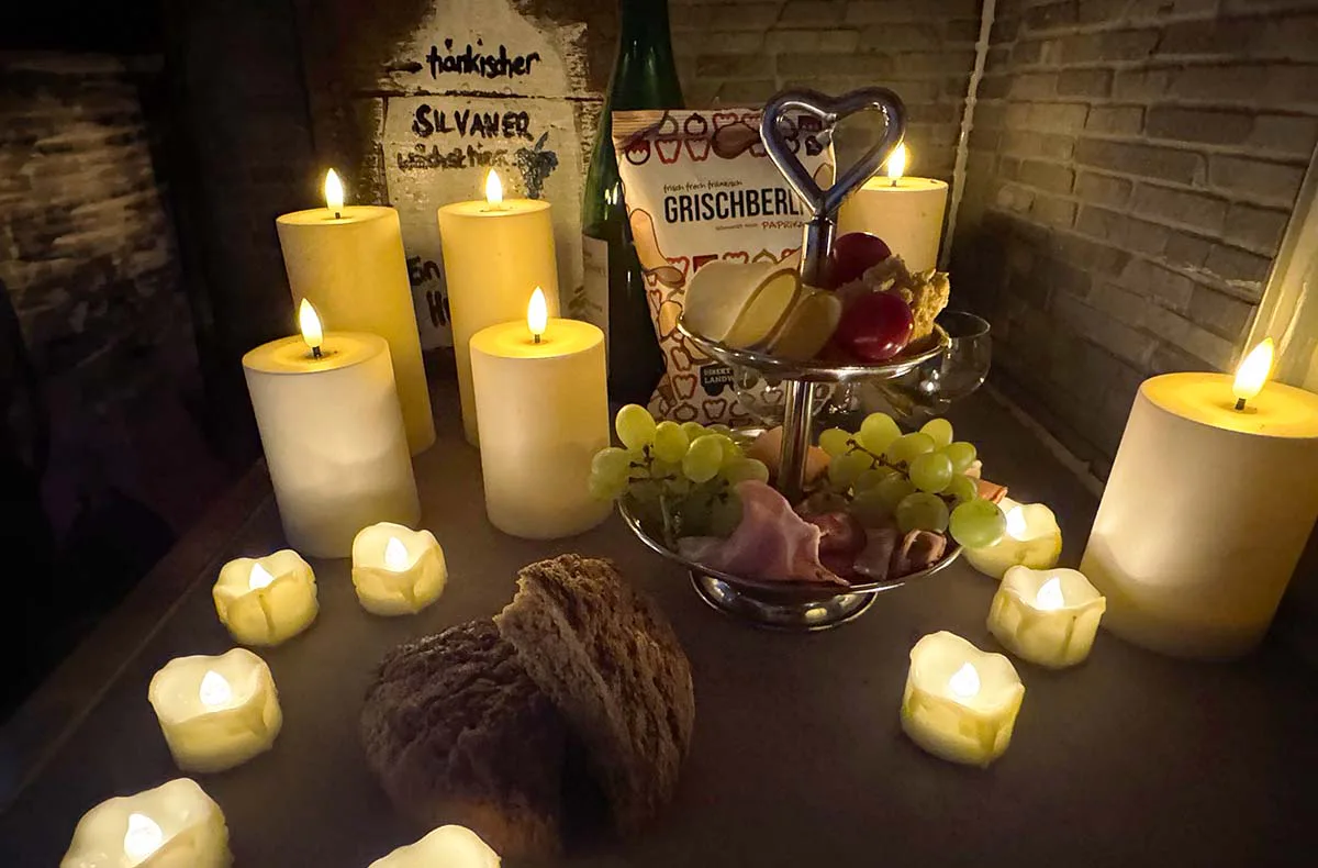 Candle-Light Übernachtung im Fass in Mittelfranken für 2 (1 Nacht) - 4