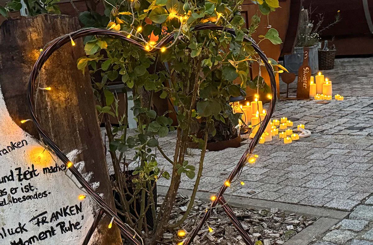 Candle-Light Übernachtung im Fass in Mittelfranken für 2 (1 Nacht) - 6