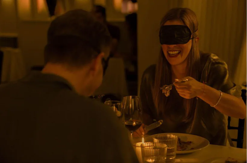 Dinner in the Dark Ahrenshoop für 2 (mit Masken)