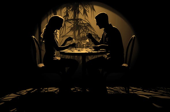 Dinner in the Dark für 2 mit Führung Essen