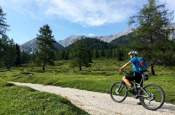 E-Bike-Tour auf die Rotmoosalm