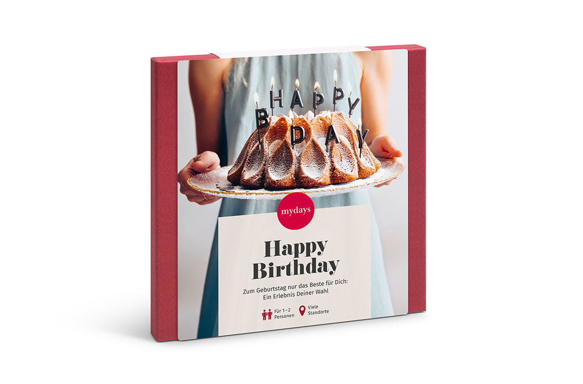 Geschenkbox Happy Birthday