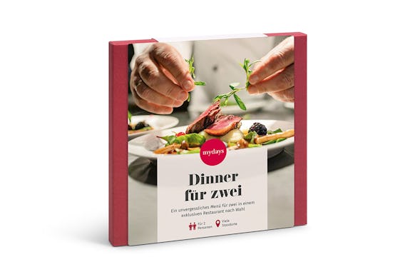 Geschenkbox Dinner für zwei