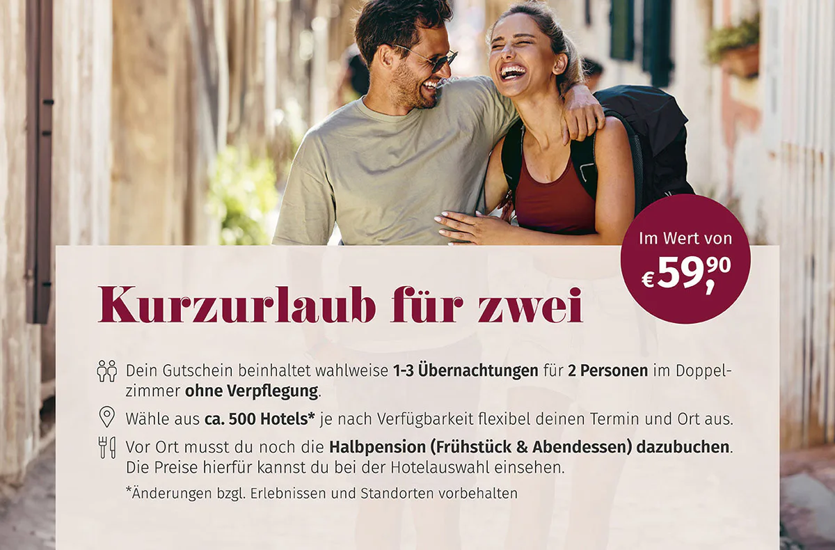 Geschenkbox Kurzurlaub für zwei als PDF - 4