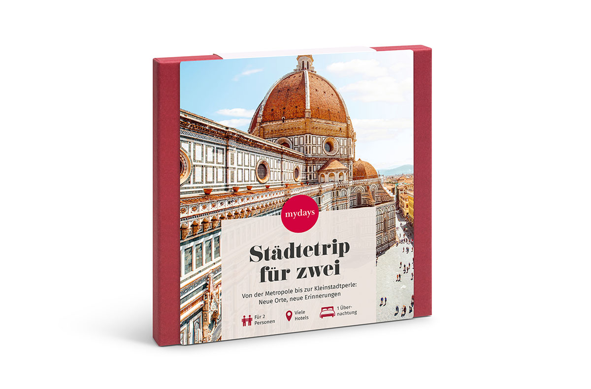 Geschenkbox Städtetrip für zwei