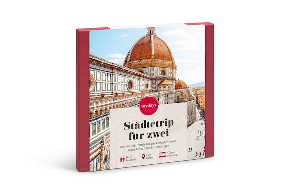 Geschenkbox Städtetrip für zwei