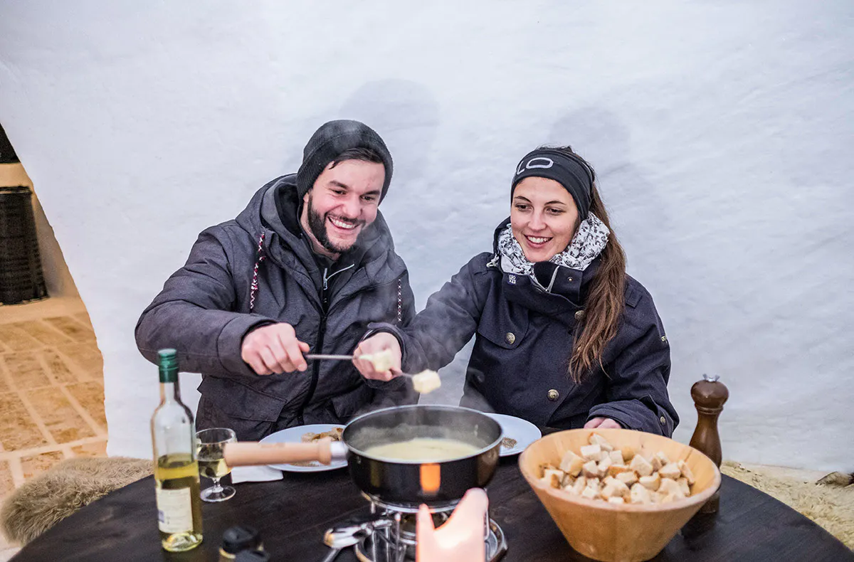 Fondue Deluxe im Iglu Kühtai - 5