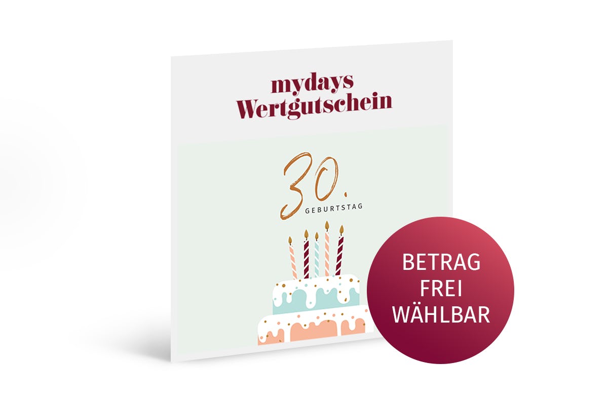 Flexibles Geschenk 30. Geburtstag