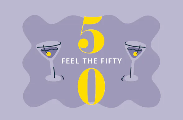 Flexibles Geschenk 50. Geburtstag