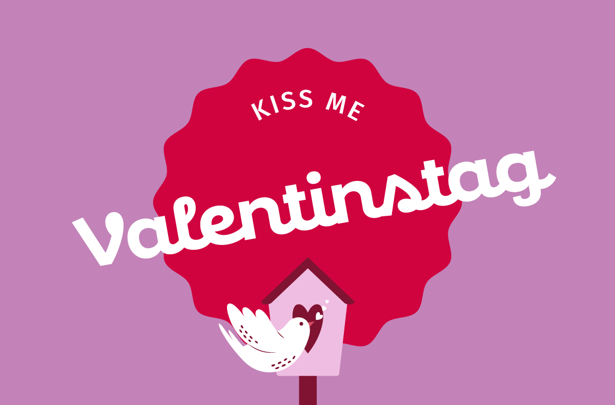 Flexibles Geschenk Valentinstag (Kiss Me)
