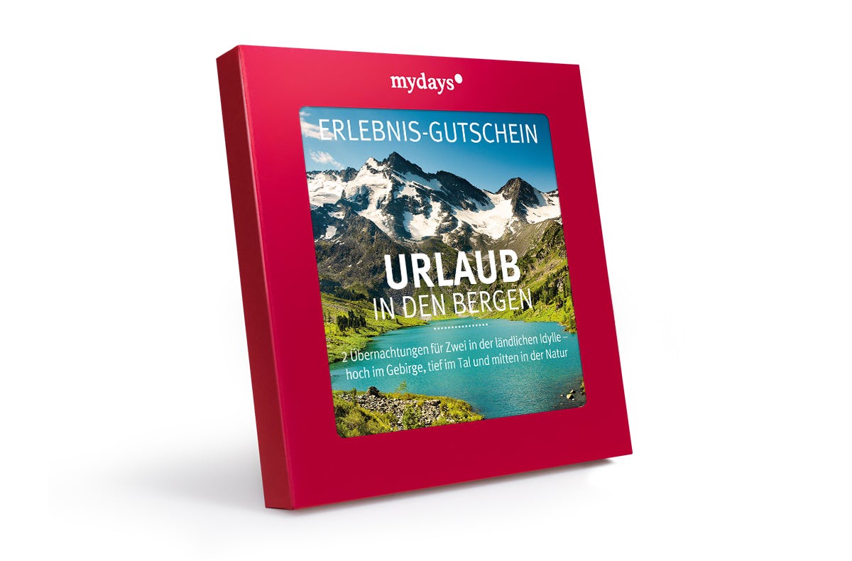Geschenkbox Urlaub in den Bergen