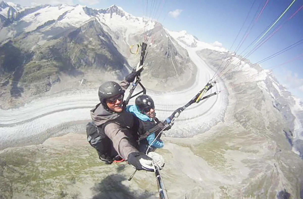 Gleitschirm-Tandemflug Fiesch (30 Min.) - 2