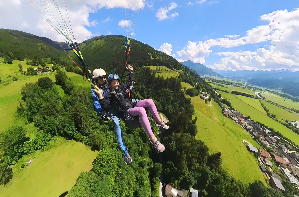 Gleitschirmtandemflug Zell am See - Kaprun - 2