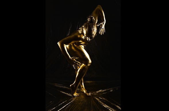 Vergoldungs-Bodypainting Farchant