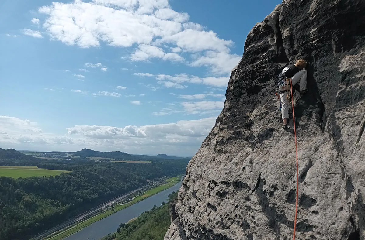 Kletter Schnupperkurs Elbsandsteingebirge in der Sächsischen Schweiz Struppen - 1