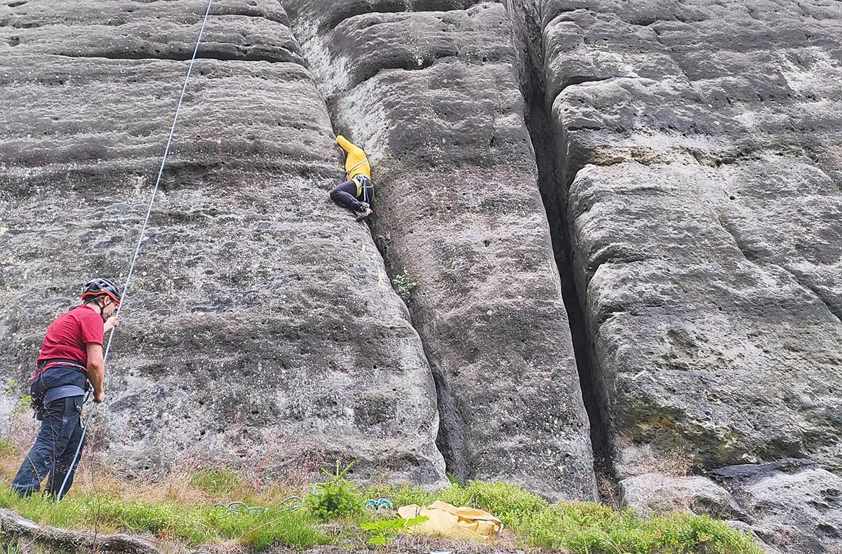 Kletter Schnupperkurs Elbsandsteingebirge in der Sächsischen Schweiz Struppen - 4