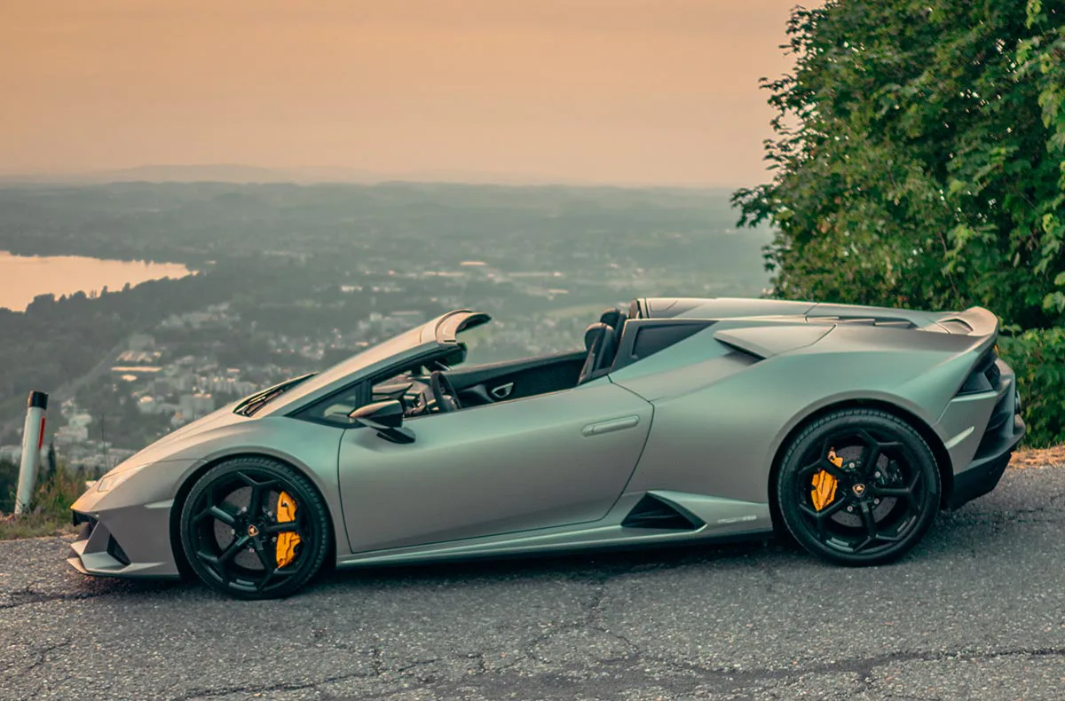 Lamborghini Huracan Evo Spyder fahren Widnau (6 Std.) - 3