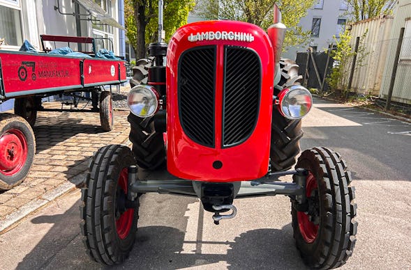 Lamborghini Traktor fahren Sindelfingen (Sonnenuntergang)