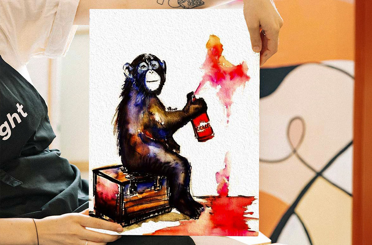 Malkurs - Banksy Street-Art