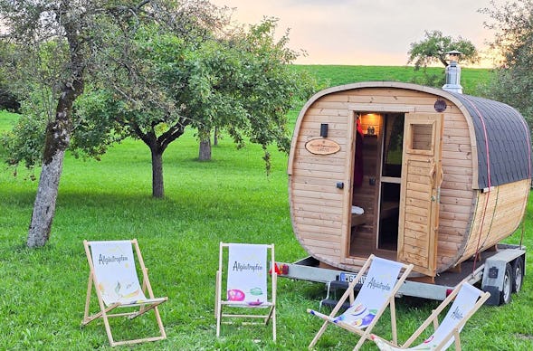 Mobile Sauna mieten Wangen im Allgäu (1 Tag)