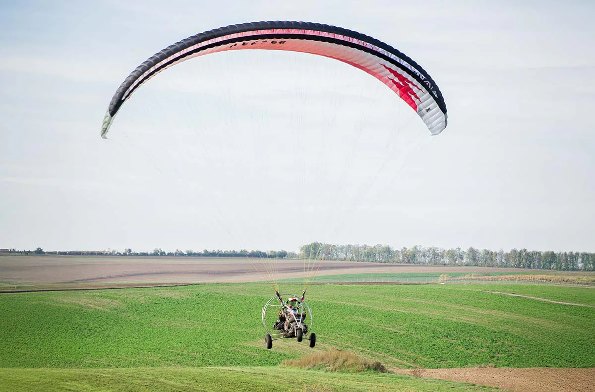 Motorgleitschirm fliegen Gaweinstal (1 Std.) - 1