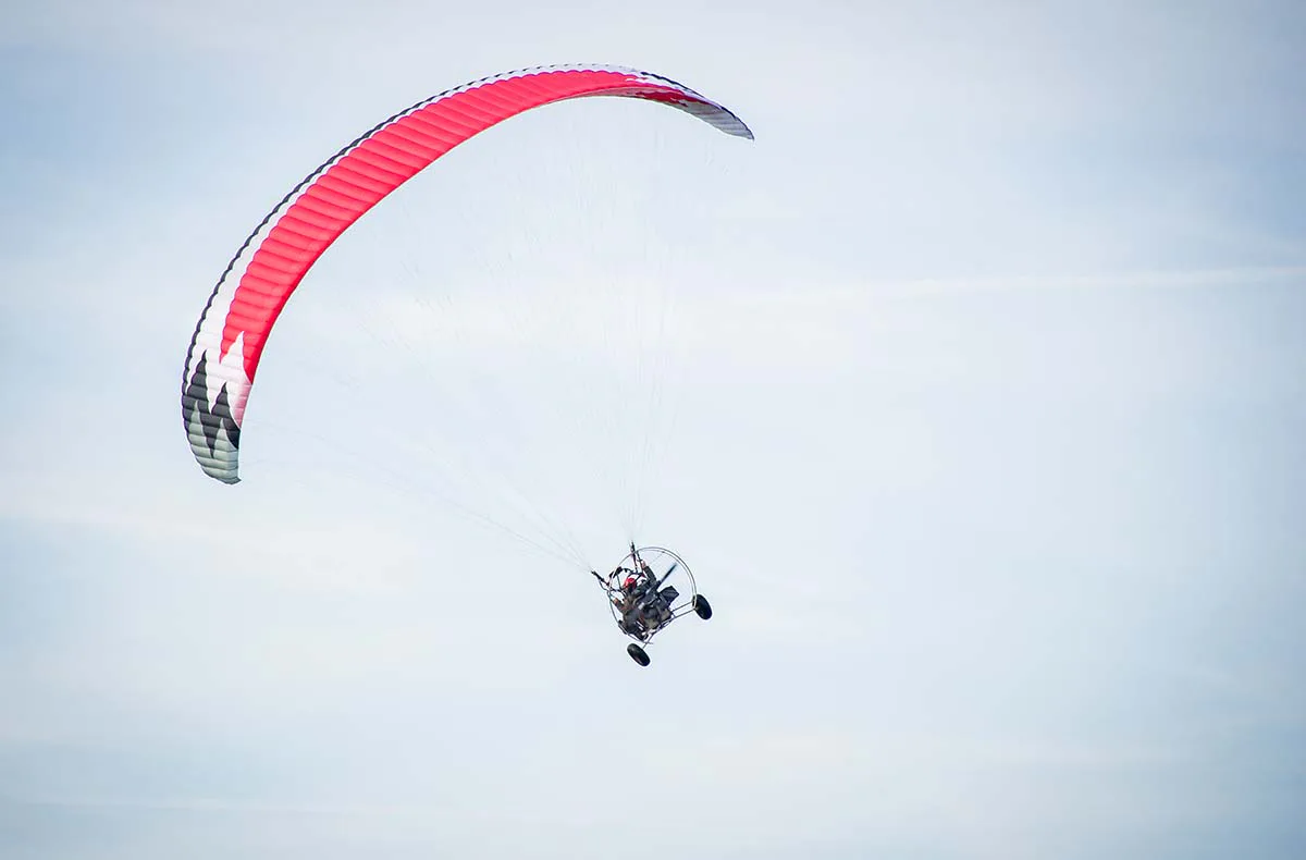 Motorgleitschirm fliegen Gaweinstal (2 Std.) - 2