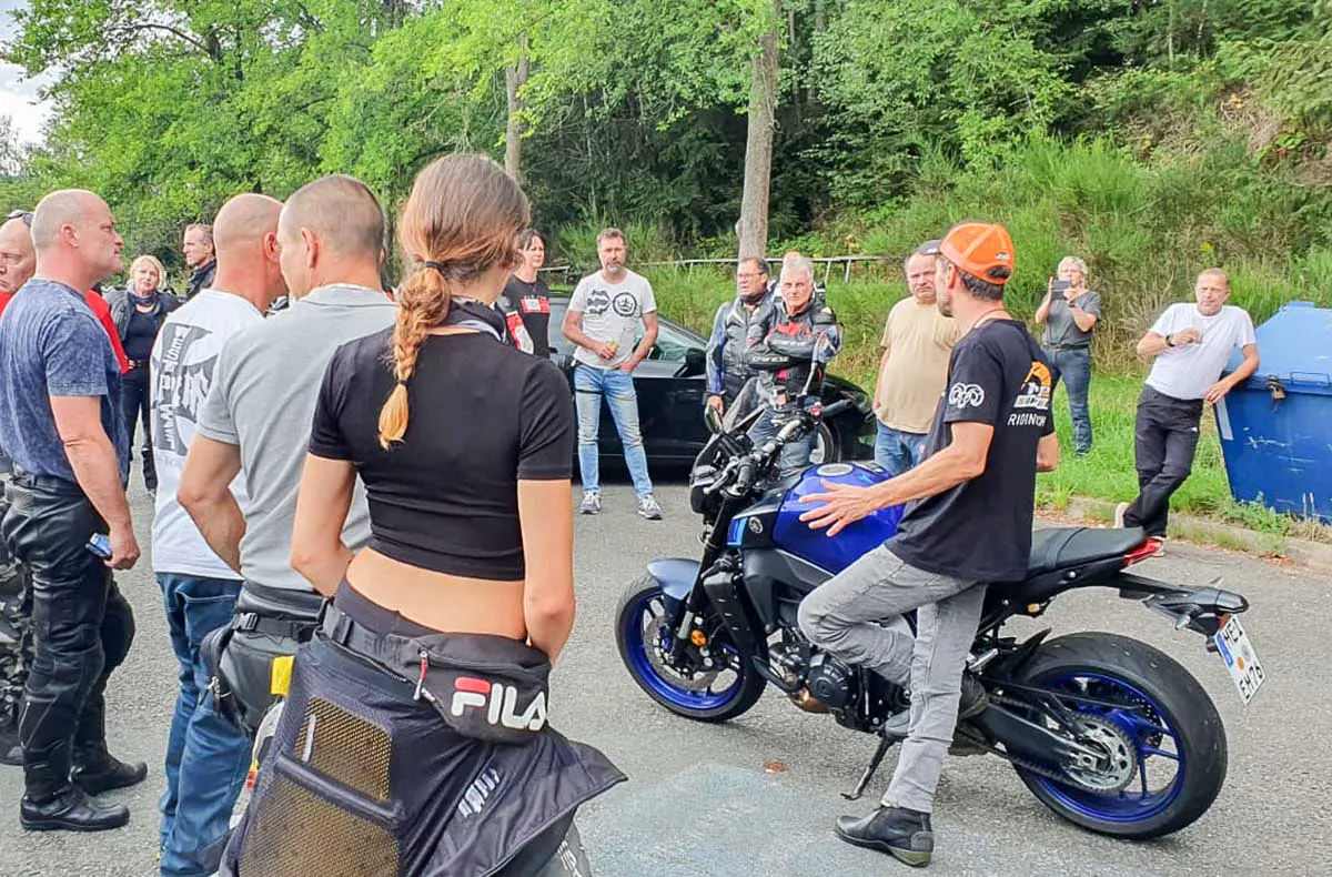 Motorradtraining Kurvenfahrt Bamberg - 5