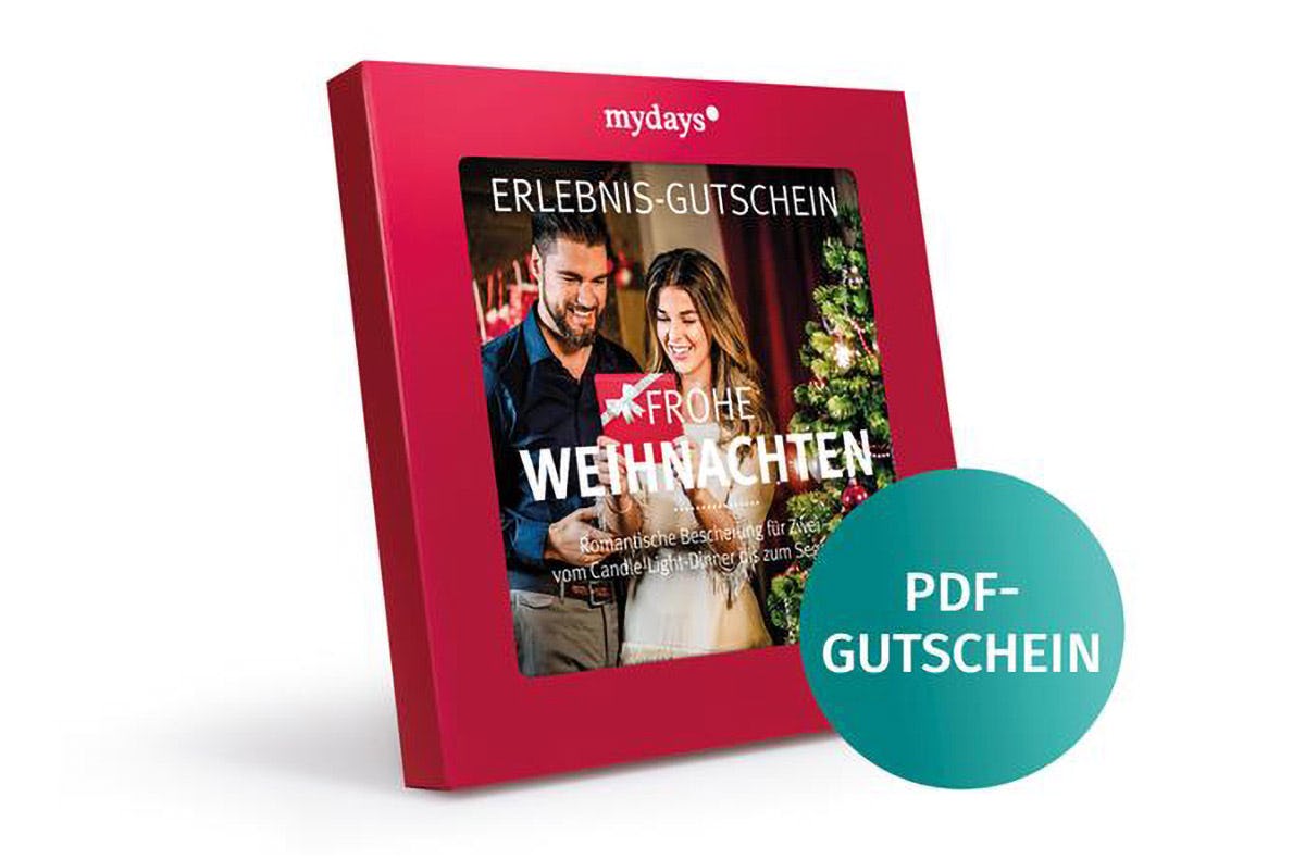 Geschenkbox Frohe Weihnachten als PDF